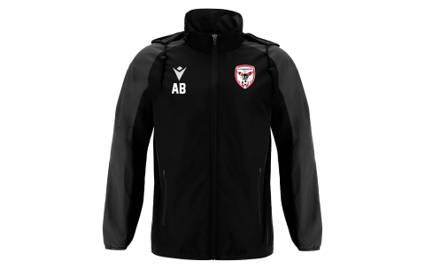 FCT - ELBRUS FULL LENGTH ZIP RAINJACKET BLK/DGRY