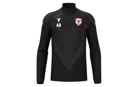 FCT - YARUGA 1/4 ZIP TOP BLK/DGRY