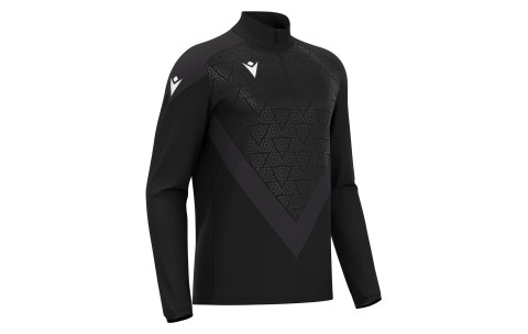 FCT - YARUGA 1/4 ZIP TOP BLK/DGRY