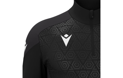 FCT - YARUGA 1/4 ZIP TOP BLK/DGRY