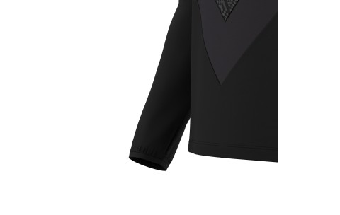 FCT - YARUGA 1/4 ZIP TOP BLK/DGRY