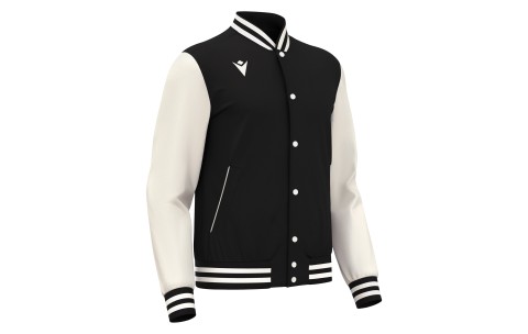 FCT - FIDDLE VARSITY COLLEGE JACKET BLK/OFFWHT