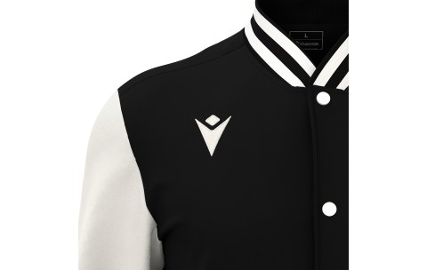 FCT - FIDDLE VARSITY COLLEGE JACKET BLK/OFFWHT