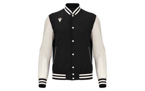 FCT - FIDDLE VARSITY COLLEGE JACKET BLK/OFFWHT